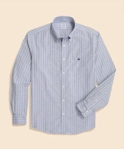 ストレッチオックスフォード　GFロゴ　シーズナルパターン　カジュアルシャツ　Regular Fit