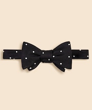 シルク　ドット　レップボウタイ　Made in USA