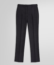 ウール ハウンドトゥース プレーンフロント トラウザーズ Classic