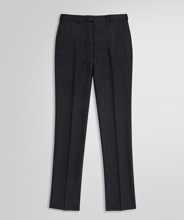 ウール ハウンドトゥース プレーンフロント トラウザーズ Classic