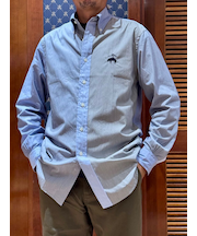 ◆オンラインストア限定◆ コットン　ビッグGFロゴ　ボタンダウン　ファンシャツ　Traditional Fit