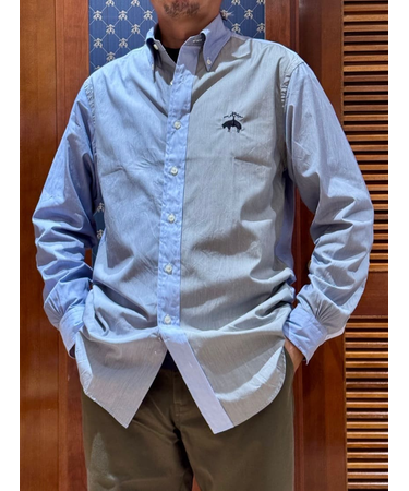 ◆オンラインストア限定◆ コットン ビッグGFロゴ ボタンダウン ファンシャツ Traditional Fit