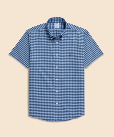 ストレッチオックスフォード GFロゴ ショートスリーブ カジュアルシャツ Regular Fit