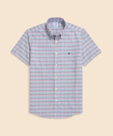 ストレッチオックスフォード GFロゴ ショートスリーブ カジュアルシャツ Regular Fit