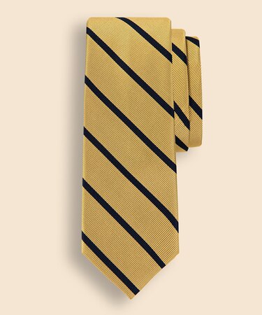 シルク　BB#3バーストライプ　レップタイ　Made in USA