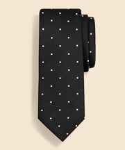 シルク　ドット　レップタイ　Made in USA