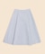 コットン　シアサッカーストライプ　ミディサーキュラースカート