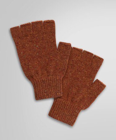 ウール ドネガル フィンガーレスグローブ