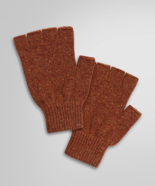 ウール ドネガル フィンガーレスグローブ