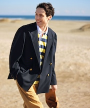 ◆オンラインストア限定◆コンバットウール　ダブル４釦ブレザー　Traditional