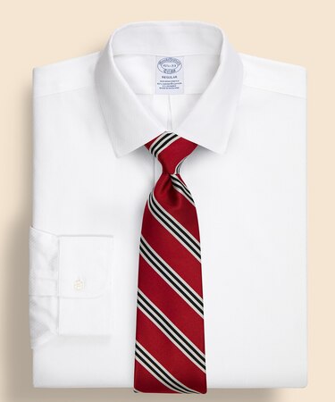 スーピマコットンストレッチ ダイヤモンドドビー ドレスシャツ Regular Fit