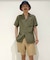 コットン　ワッフル　キャンプシャツ　Regular Fit