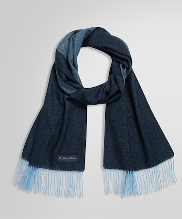 カシミヤ リバーシブルマフラー