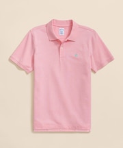 スーピマコットンストレッチ　ピケ　GFロゴ　ポロシャツ　Slim Fit