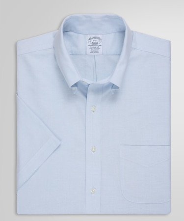 ストレッチオックスフォード　ショートスリーブドレスシャツ　Regular Fit