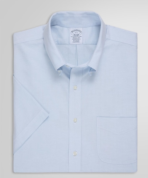 ストレッチオックスフォード　ショートスリーブドレスシャツ　Regular Fit