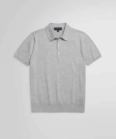 スーピマコットン ショートスリーブ ポロセーター