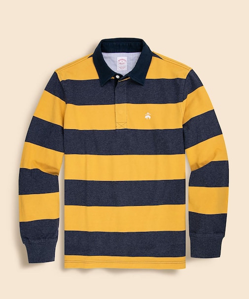 コットンジャージー　GFロゴ　ラグビーシャツ