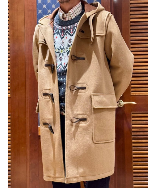 ウール　ダブルフェイス　ダッフルコート