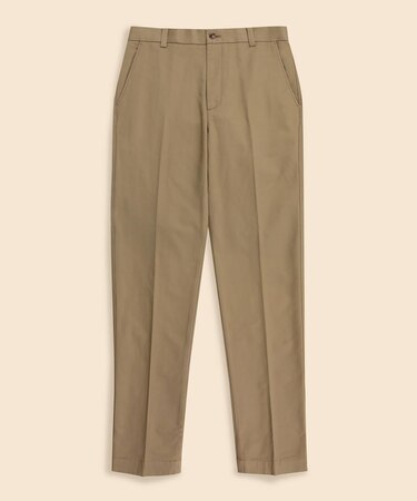 コットン フランネルライニング プレーンフロント チノパンツ Regular