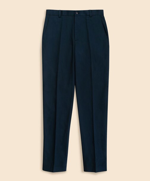 コットン フランネルライニング プレーンフロント チノパンツ Regular