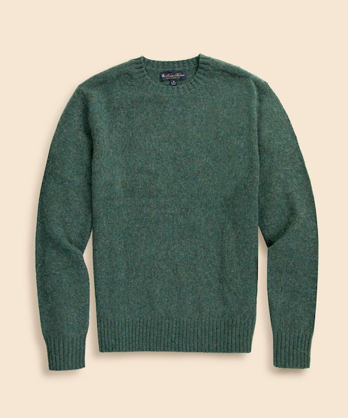 ブラッシュドウール クルーネックセーター