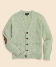 ブラッシュドウール　Vネックカーディガン