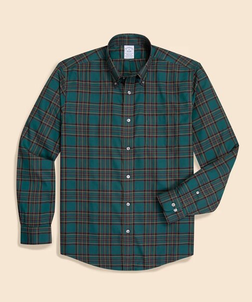 スーピマコットンストレッチツイル チェック カジュアルシャツ Regular