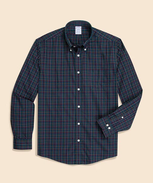 スーピマコットンストレッチツイル チェック カジュアルシャツ Regular