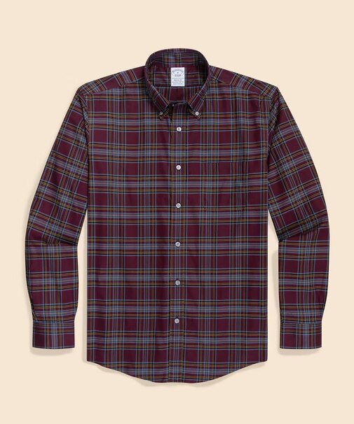 スーピマコットンストレッチツイル チェック カジュアルシャツ Regular