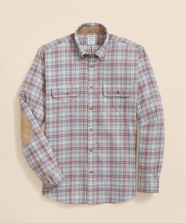 コットン／カシミヤ　フランネル　ダブルポケット　カジュアルシャツ　Regular Fit