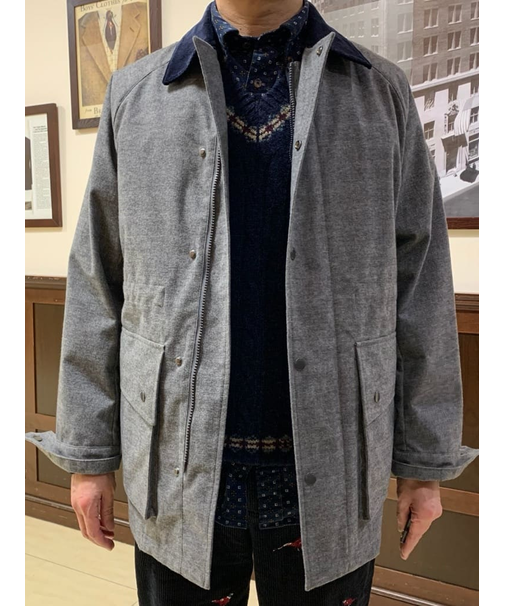 ポリエステル キルティングライナー ハンティングコート