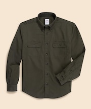 コットンツイル　ダブルポケット　ワークシャツ