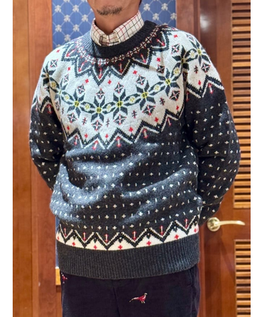 ラムズウール アーカイブ クルーネックセーター