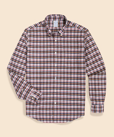 フランネル　タータンチェック　カジュアルシャツ　Regular Fit