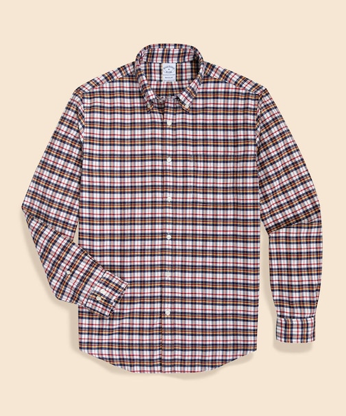 フランネル　タータンチェック　カジュアルシャツ　Regular Fit