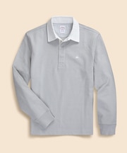 コットンジャージー　GFロゴ　ソリッド　ラグビーシャツ