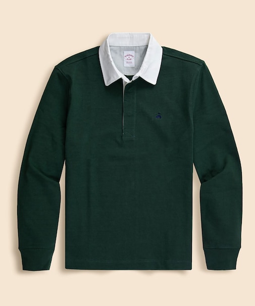 コットンジャージー　GFロゴ　ソリッド　ラグビーシャツ