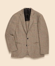 ウールツイード　ガンクラブチェック　シングル２釦ジャケット　Classic　MadebyRINGJACKET