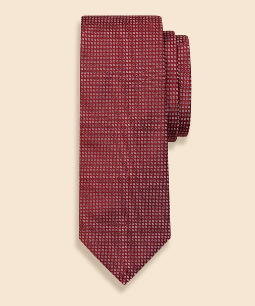 シルク　スモールダイヤ　ジャカードタイ