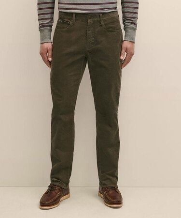 ストレッチコットン　15-Waleコーデュロイ　５ポケットパンツ　Regular Fit
