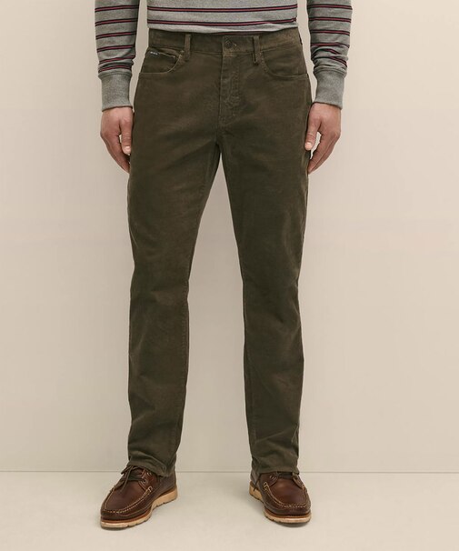 ストレッチコットン　15-Waleコーデュロイ　５ポケットパンツ　Regular Fit