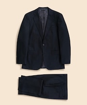 ウール　フランネル　シングル２釦スーツ　Classic