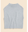 メリノウール　モックネック　ベスト