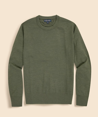 メリノウール クルーネックセーター
