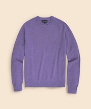 カシミヤ サドルショルダー クルーネックセーター