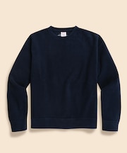 ポリエステル　フリース　クルーネックプルオーバー