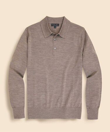 メリノウール ポロセーター