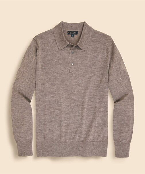 メリノウール ポロセーター