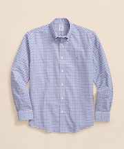ストレッチオックスフォード GFロゴ チェック カジュアルシャツ Regular Fit